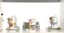 SITE COROT ‘ALICE’ TABLE SERVICE IN PORCELAIN OF LIMOGES, 55 pieces