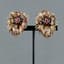GOLD EARCLIPS ADORNED WITH DIAMONDS