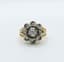 FLOWER GOLD AND DIAMOND RING
Yellow and white gold ring set with diamonds