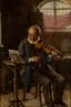 HERMANN KERN (1838-1912)
Violin player