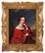 Leopold FERTBAUER (1802-1875)
Portrait Lady Red Shawl and Portrait of a Gentleman Oil on panel laid down on panel