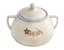 PORCELAIN SUGAR BOWL ‘RKKA’ (‘THE WORKERS’ AND PEASANTS’ RED ARMY’)
Moscow, Dmitrovskaya Factory in Verbilki, before 1940