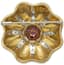 FLOWER’ ITALIAN 18K YELLOW AND WHITE GOLD DIAMOND AND RUBY BROOCH, 1960-1970S