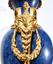 PAIR OF MAJESTIC ROYAL BLUE LAPIS LAZULI PEDESTALS AND VASES, EARLY XX CENTURY
NEOCLASSICAL STYLE