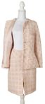 CHANEL BY KARL LAGERFELD READY TO WEAR SPRING 1995
Pink tweed and sequin skirt suit