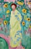 HENRI LEBASQUE (1865-1937)
Femme aux Tournesols