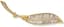 LEAF' 18K YELLOW GOLD AND DIAMOND BROOCH