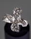 DIAMOND AND WHITE GOLD RING
