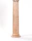 PINK MARBLE COLUMN PEDESTAL, late 19th - early 20th century