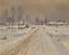 NIKOLAY BOGDANOV-BELSKY (1868-1945)
Rural winter landscape