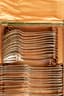 LAPPARRA ET GABRIEL, ORFÈVRES (1902 -1923)
SILVER FISH CUTLERY SET, 24 PIECES