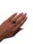 (Δ) DIAMOND, SAPPHIRE, GOLD AND SILVER MOUSE WITH CHEESE RING