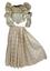 Rudolf Nureyev (1938-1993)
Stage costume for the ballet ‘Romeo and Juliet’ with participation of Rudolf Nureyev Lace, gold embroidery, beads, faux pearls, satin, button and hook fastener.