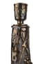 FABERGÉ PAIR OF CUT GLASS WINE DECANTERS MOUNTED IN SILVER VINE BRAIDING AROUND THE BODY WITH STOPPERS
The House of Faberge, Supplier to the Court of His Imperial Majesty, Russia, Moscow, 1880-1890
