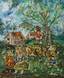 David Burliuk (1882 – 1967)
Russian peasants in spring