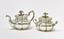 TEA SET COMPRISING SILVER-GILT
TEAPOT AND A SUGAR BOWL.
Workshop of Karl Sivers, Russia, Saint Petersburg, 1858(during the reign of Alexander II)