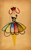 VLADIMIR BEKHTEEV (VLADIMIR VON BECHTEJEFF) (1878-1971)
Costume design for a dancer