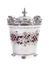A SILVER-PLATED ICE BASKET AND COVER
WITH RUBY GLASS LINER, JOSEPH RODGERS
& SONS
Joseph Rodgers & Sons, Sheffield