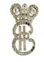 Cipher of the Maif of Honour of the Empress Catherine II, end of XVIII c
Metal, rhinestones 