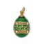 SET OF FIVE ‘EASTER EGGS’ SILVER-GILT ENAMEL PENDANTS