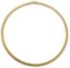 14K YELLOW GOLD COLLAR NECKLACE WITH GREEK-INSPIRED GEOMETRIC DECORATION