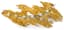 PLATINUM, 18K YELLOW GOLD AND DIAMONDS BROOCH