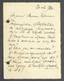KHODASEVICH, Vladislav (1886-1939) Handwritten letter to Solomon Kaplun.