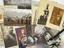 SET OF RUSIAN POSTCARDS
AND PORTRAIT OF NICHOLAS II