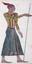 Leon Bakst (1866 -1924)
Costume design ‘Spear Carrier’ for ballet Cleopatra, Les Ballets Russes - Sergei Diaghilev