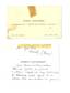B.V. SAVINKOV (1879-1925)
Two calling cards ("Former War Minister of Russia", "Correspondent of the exchange newspaper Petrograd"), handwritten te...