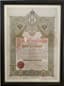 CORONATION OF NICHOLAS II AND ALEXANDRA FEDOROVNA (1896)
Announcement of the coronation of Emperor Nicholas II and Empress Alexandra Feodorovna on May 14, 1896. Moscow: A.A. Levenson Printing Company, 1896