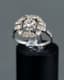 ART DECO PLATINUM AND DIAMOND RING