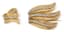 BOUCHERON ‘PALMETTE’ 18K YELLOW GOLD, PLATINUM AND DIAMOND RING AND BROOCH, 1950s - 1960s
