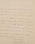 ALFRED BRUCE DOUGLAS (1870-1945)
Autograph letter signed to the Marquise de Croizier, Sabine Cogordan.