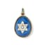 SET OF FIVE ‘EASTER EGGS’ SILVER-GILT ENAMEL PENDANTS