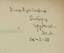 MANDELSHTAM, Yuri Vladimirovich (1908) - 1943) [autograph]
The third hour: Poems. Berlin : Parabola 1935.