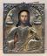 AN ICON «CHRIST PANTOCRATOR» IN A SILVER OKLAD
Russia, end of 19th century