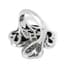VAN CLEEF AND ARPELS ‘COSMOS’ 18K WHITE GOLD, BLACK ONYX, AND DIAMOND RING