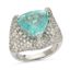 GIRONA PRIVÉ
18K WHITE GOLD 4.43 CT. DIAMOND AND 6.40 CT. PARAIBA TOURMALINE RING (WITH CERTIFICATE)