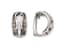 EAR CLIPS 18K WHITE GOLD, DIAMOND, RUBY, SAPPHIRE, EMERALD