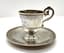 SILVER CUP AND SAUCER IN NEO-RUSSIAN STYLE
Workshop of Vasily Efimovich Baladanov, Moscow, 1889