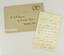 Charles DARWIN. 1809-1882.
English naturalist. Signed autograph letter to Lord Sackville Cecil. Unpublished at the scholar's correspondence. Charle...