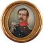 Unknown Russian artist Portrait of the Ober-of cer 1840s - 1850s.