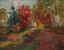 GEORGES LAPCHINE (1885-1950)
Russian church in an autumn lanscape