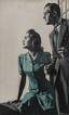 William ReussWig (1902-1978)
Couple looking apprehensively towards left, 1930
