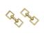 CARTIER 14K GOLD SQUARE CUFFLINKS
