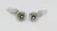 18K WHITE GOLD AND DIAMONDS EARRINGS, 1960-1965