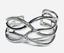 DIAMOND AND WHITE GOLD BANGLE BRACELET