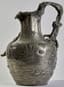 ALEXANDRE VIBERT (CIRCA 1847-1909)
ART NOUVEAU PEWTER PITCHER DECORATED WITH A NUDE HOLDING A NET