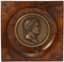 BRONZE RELIEF PLAQUE OF THE EMPEROR NAPOLEON WITH A VICTOR’S LAUREL
France, early 19th century